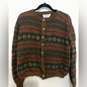 Vintage Jersild Wool Knit Cardigan, Womens, Size S